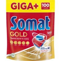 Таблетки для посудомийної машини Somat Gold 100шт