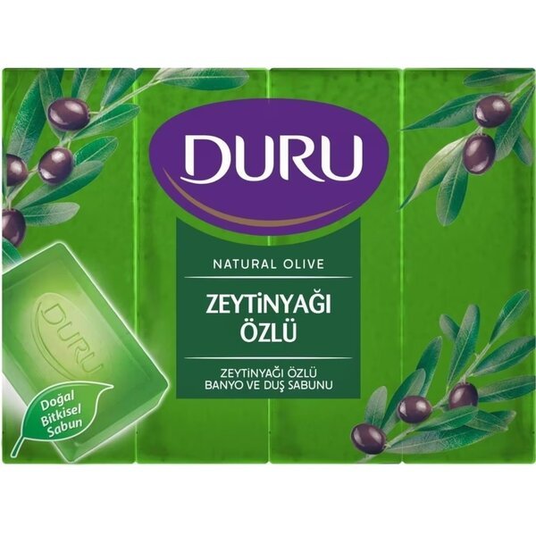 

Мыло туалетное Duru Natural с экстрактом оливкового масла экопак 4*150г
