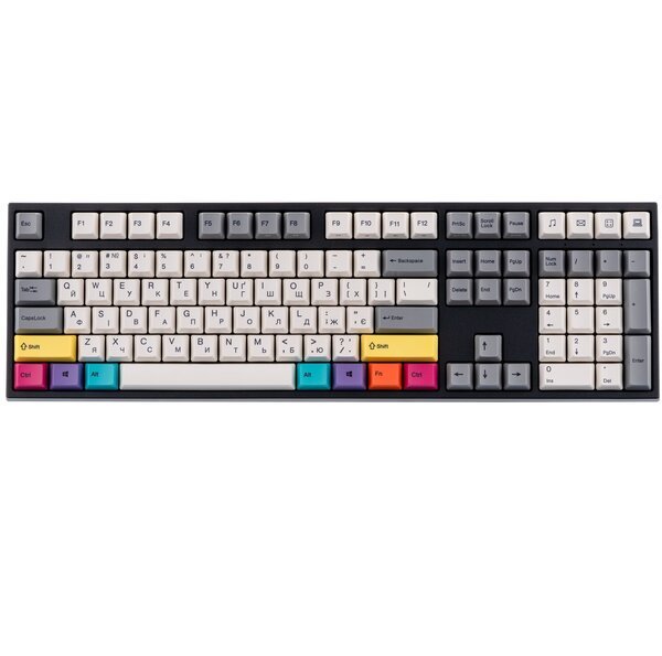

Игровая клавиатура Varmilo VEA108 CMYK Cherry Mx Brown UA (A26A024D3A3A17A007)