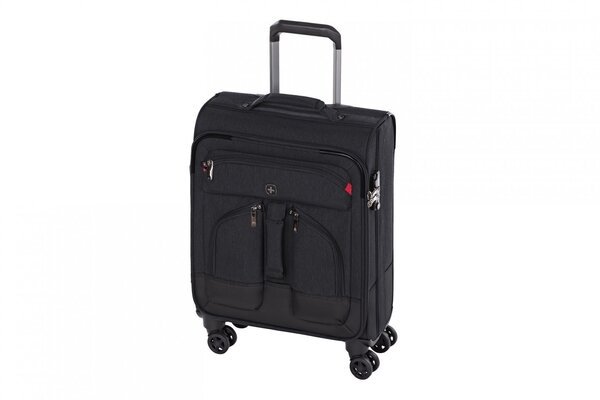 

Чемодан текстильный Wenger Deputy 20" малый, 4 колеса (чёрный) (604369**)