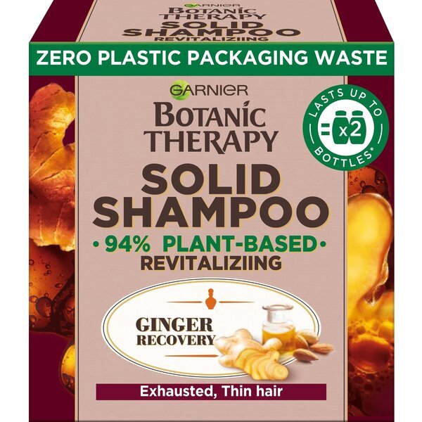 

Твердый шампунь Garnier Botanic Therapy Имбирное восстановление для истощенных и тонких волос 60г