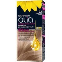 Фарба для волосся Garnier Olia 9.1 Сріблястий блонд 112мл