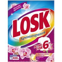 Порошок пральний Losk Ароматерапія малайзійських квітів автомат 400г