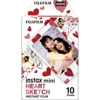 Фотопапір Fujifilm INSTAX Mini Heart Sketch (54х86мм 10шт)