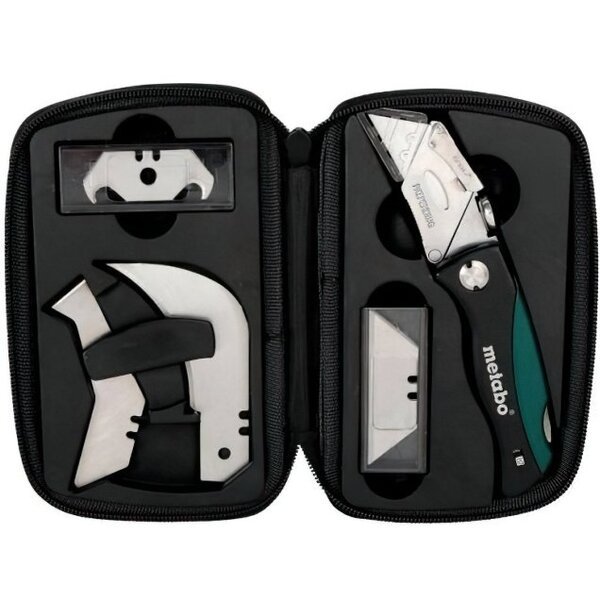 

Нож Metabo складной, с набором лезвий, сумка-чехол (UA65704900)