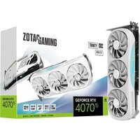 Видеокарта ZOTAC GeForce RTX 4070 Ti 12GB GDDR6X Trinity OC белый (ZT-D40710Q-10P)