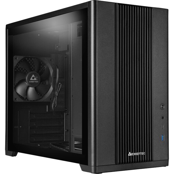 

Корпус CHIEFTEC Uni BX-10B Tempered Glass Edition, без БП (BX-10B-OP)