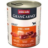 Корм влажный для собак GranCarno с говядиной и курицей 800 г