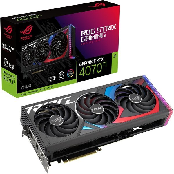 

Видеокарта ASUS GeForce RTX 4070 TI 12GB GDDR6X GAMING STRIX ROG-STRIX-RTX4070TI-12G-GAMING (90YV0II1-M0NA00)