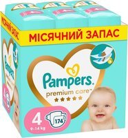 Подгузники детские Pampers Premium Care Maxi 9-14кг 174шт