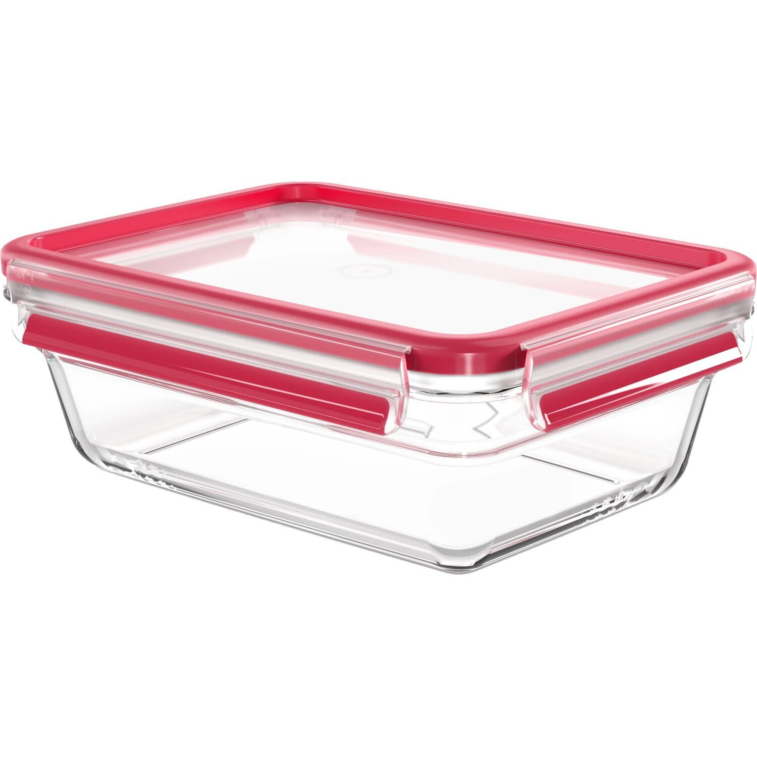 Харчовий контейнер Tefal Masterseal Glass Red 1.3 л (N1041010) (1518687)