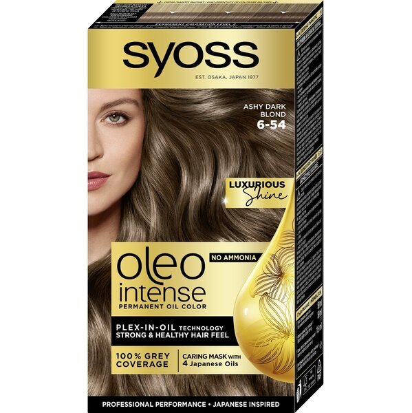 Краска для волос без амиака Syoss Oleo Intense 6-54 Холодный темно ...