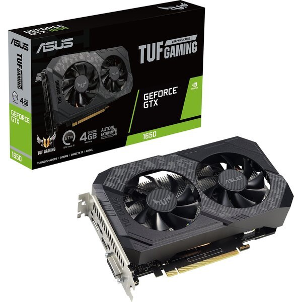 

Видеокарта ASUS GeForce GTX 1650 4GB GDDR6 TUF GAMING TUF-GTX1650-4GD6-P-V2-GAMING (90YV0GX3-M0NA00)