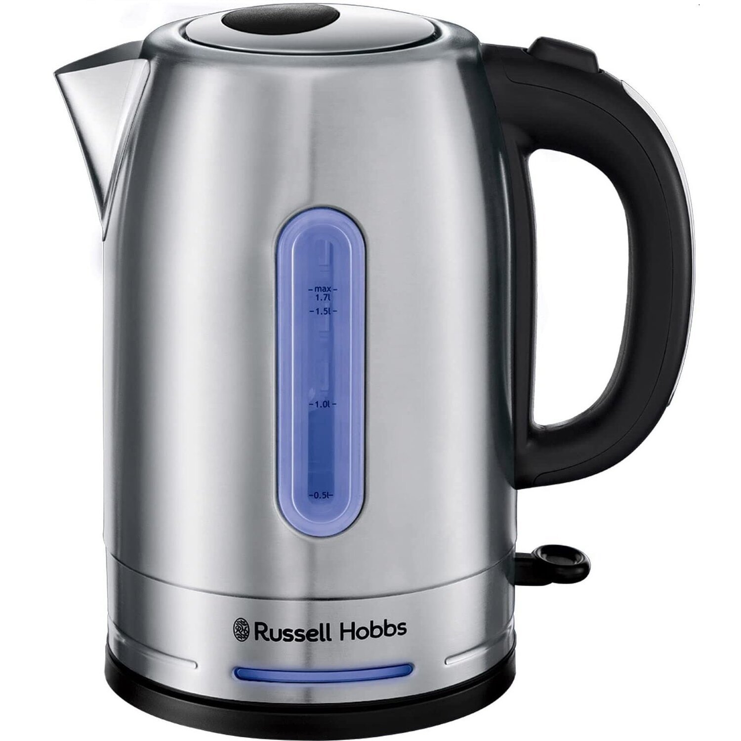 Електрочайник Russell Hobbs, 1,7л, метал, чорний (1521839)