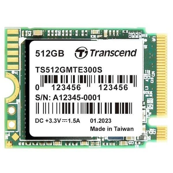 

SSD накопитель Transcend M.2 512GB PCIe 3.0 MTE300S 2230 (TS512GMTE300S)