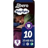 Подгузники-трусики Libero Sleep Tight размер 10 35-60кг 9шт