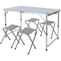 Набор стол и стулья раскладные Neo Tools, стол 120х60х54 (63-159)