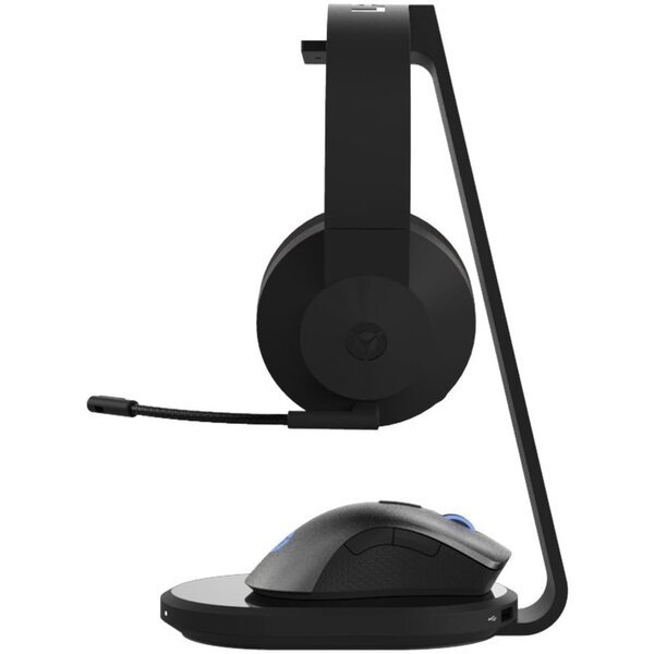 

Гарнитура Lenovo Legion H600 WL + Мышь Lenovo Legion M600s Qi WL + Подставка для наушников Lenovo Legion S600