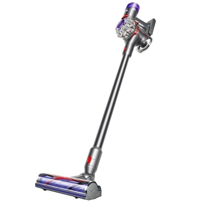 Пилосос DYSON безпровідний V8 Absolute, 425Вт, конт пил -0,54л, автон. робота до 40хв, вага-2,36кг, HEPA, сірий, ДС394482-01 (1524343)