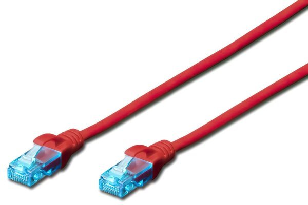 

Патч-корд Digitus CAT 5e UTP, 0.5м, AWG 26/7, red (DK-1511-005/R)