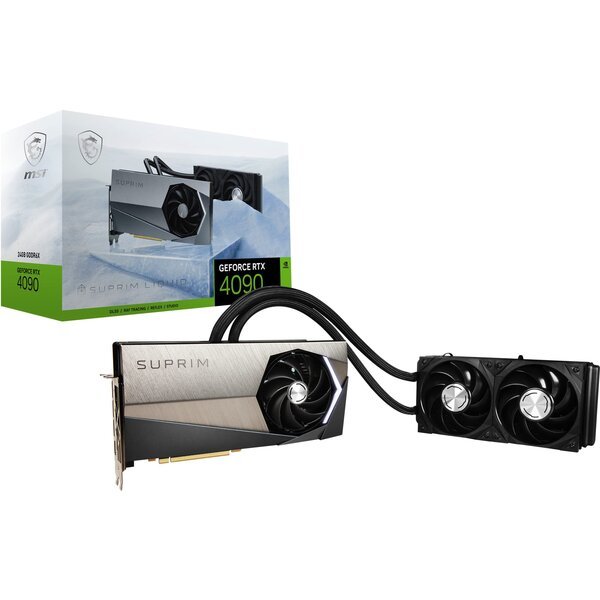 

Видеокарта MSI GeForce RTX 4090 24GB GDDR6X SUPRIM LIQUID (912-V510-039)