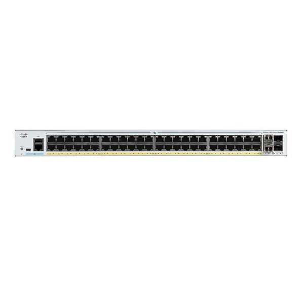 

Коммутатор Cisco Catalyst 1000 48port GE, 4x10G SFP (C1000-48T-4X-L)
