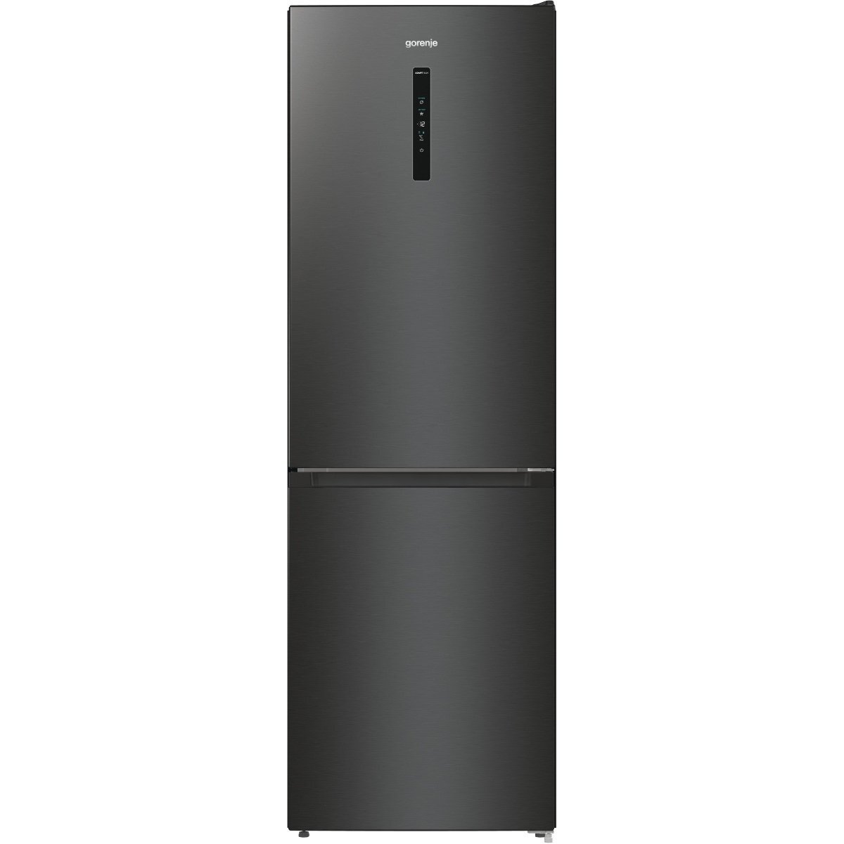 Холодильник Gorenje NRK619EABXL4 з нижн. мороз. камерою, 185х60х60см, 2 дв., Х- 204л, М- 96л, A+, NoFrost Plus, Fresh zone, чорний (1556191)