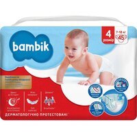Підгузки дитячі Bambik Jumbo 4 Maxi 7-18кг 45шт