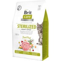 Сухий корм Brit Care Cat GF Sterilized Immunity Support для стерилізованих кішок зі свининою, 400 г