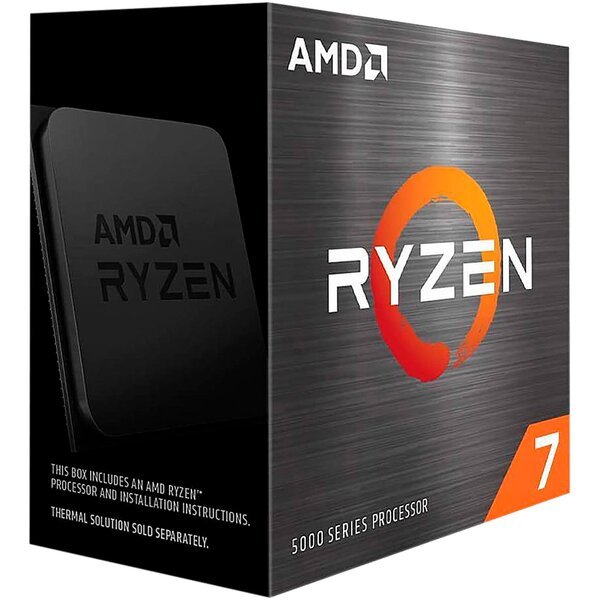 

Процесор AMD Ryzen 7 5700X 8C/16T 3.4/4.6GHz Boost 32Mb AM4 65W w/o cooler Box (100-100000926WOF)