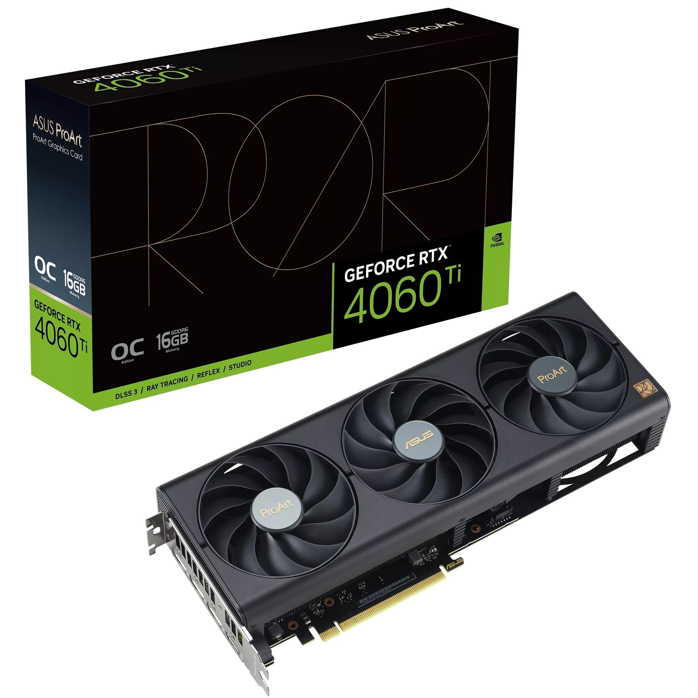 Видеокарта ASUS GeForce RTX 4060 Ti 16GB GDDR6X OC (90YV0JH2-M0NA00) фото 1