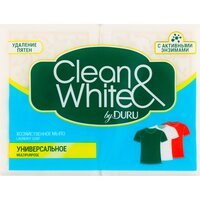 Мыло хозяйственное Duru Clean&White Универсальное 120г*2шт