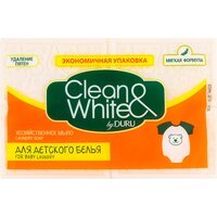 Мило господарське для дитячої білизни Duru Clean&White Duru 120г*4шт