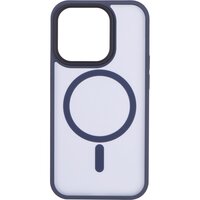 Чехол 2Е Basic для Apple iPhone 15 Pro, Soft Touch MagSafe Cover, Dark Blue (2E-IPH-15PR-OCLS-DB)