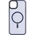 Чехол 2Е Basic для Apple iPhone 15 Plus, Soft Touch MagSafe Cover, Dark Blue (2E-IPH-15PRM-OCLS-DL)