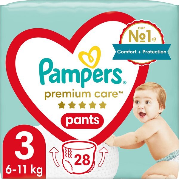 

Подгузники Pampers Premium Care Pants Midi Размер 3 6-11кг 28шт