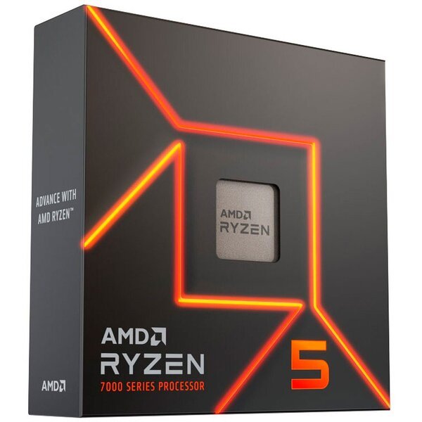 

Процессор AMD Ryzen 5 7600X 6C/12T 4.7/5.3GHz Boost 32Mb Radeon Graphics AM5 105W w/o cooler Box