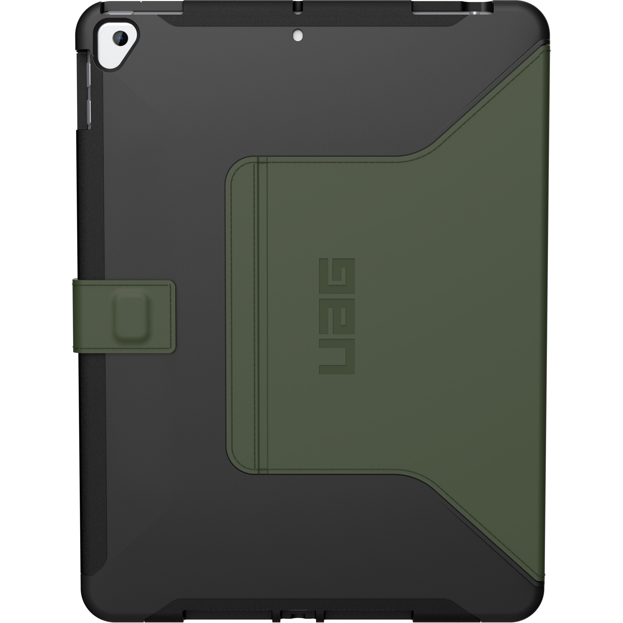 Чохол UAG для iPad 10.2`(2019) Scout Folio, Black/Olive (12191I114072)фото1