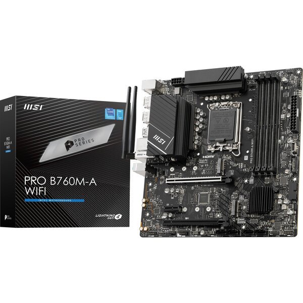 

Материнcкая плата MSI PRO B760M-A WIFI s1700 (911-7D99-009)