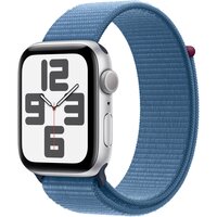 Смартгодинник Apple Watch SE GPS 44mm Silver Aluminium Case with Winter Blue Sport Loop