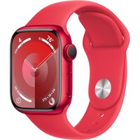 Смарт-часы Apple Watch Series 9 GPS 41mm (PRODUCT)RED Aluminium Case with (PRODUCT)RED Sport Band - M/L