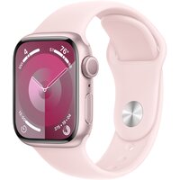 Смарт-часы Apple Watch Series 9 GPS 41mm Pink Aluminium Case with Light Pink Sport Band - M/L