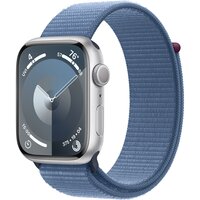 Смартгодинник Apple Watch Series 9 GPS 45mm Silver Aluminium Case with Winter Blue Sport Loop