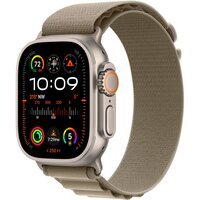 Смартгодинник Apple Watch Ultra 2 GPS + Cellular, 49mm Titanium Case with Olive Alpine Loop – Large