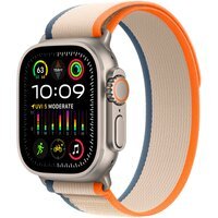 Смартгодинник Apple Watch Ultra 2 GPS + Cellular, 49mm Titanium Case with Orange/Beige Trail Loop – M/L