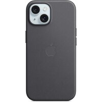 Чехол Apple для iPhone 15 FineWoven Case with MagSafe Black (MT393ZM/A)