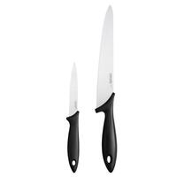 Набір ножів для шеф-кухаря Fiskars Essential, 2 шт (1065582)