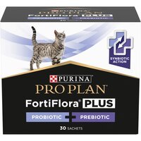 Пробіотик з пребіотиком Purina Pro Plan FortiFlora Plus для дорослих котів та кошенят для підтримки нормальної міклофлори