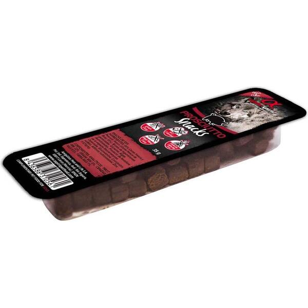 

Беззерновые лакомства для собак Alpha Spirit Snacks Prosciutto с прошуто, кубики 35г.