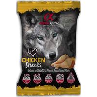 Беззернові ласощі Alpha Spirit Dog Snacks Chicken курячі кубики 50г.